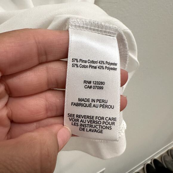 Travis Mathew Lot of 2 Mens Small White Short Sleeve Golf Polo Shirt Performance - Picture 4 of 8